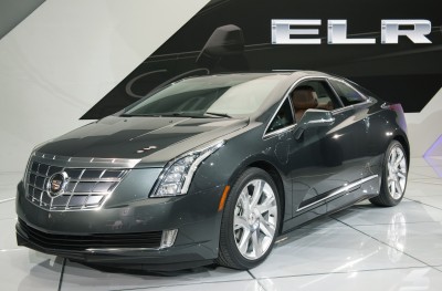 The 2014 Cadillac ELR wins the Eyes On Design Best Production Vehicle Award Tuesday, January 15, 2013 at the North American International Auto Show in Detroit, Michigan. (Photo by Steve Fecht for Cadillac)