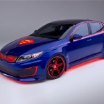 Superman-themed Kia Optima Hybrid