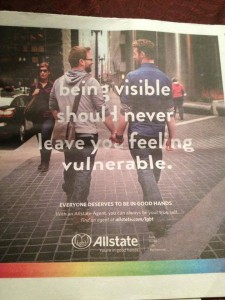 Allstate ad targeting LGBT consumers