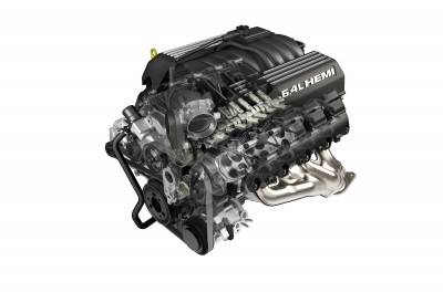 6.4-liter HEMI V-8 engine cutaway for Chrysler 300 SRT8