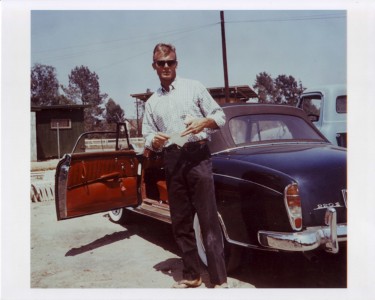 1957 220S Tab Hunter (photo courtesy of Tab Hunter)