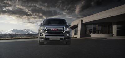 2015 GMC Canyon with signature C-shaped lamps