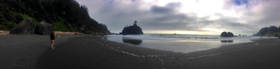 Hidden beach in Klamath, California