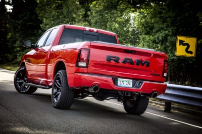 Ram 1500 Night with Mopar accessories.